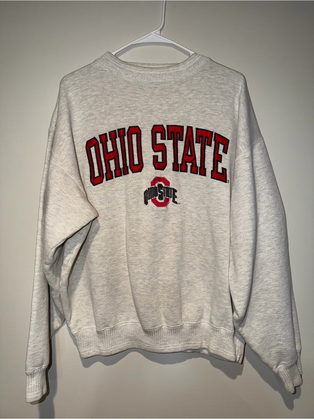 Vintage 90s Ohio State Crewneck Sweatshirt XL Gray
#buckeyes #collegiate